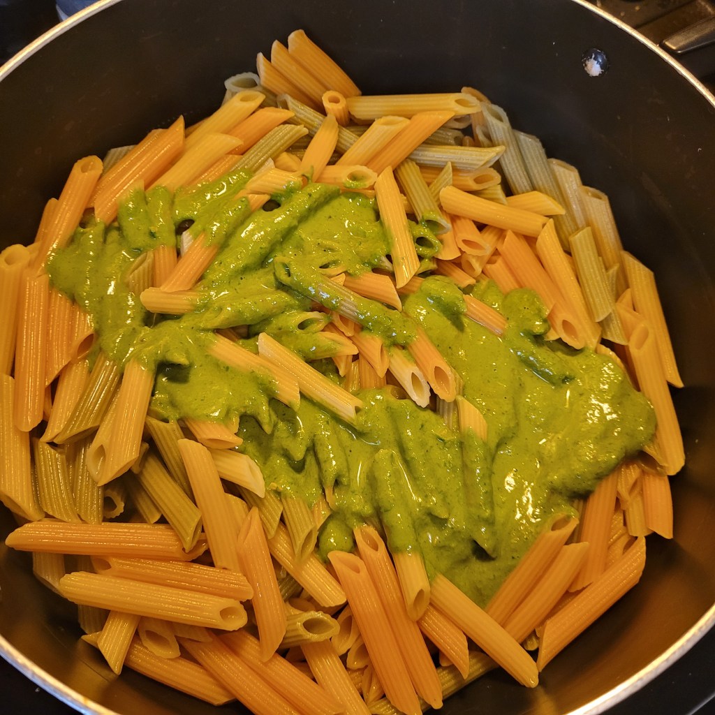 15 minute Penne Pesto&nbsp;Pasta