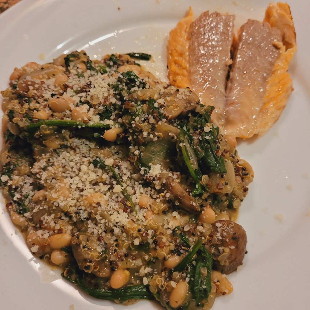 Spinach Quinoa Mushroom&nbsp;Medley