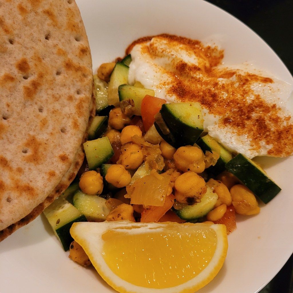 Roasted Chickpeas w/ Yogurt &&nbsp;Pita